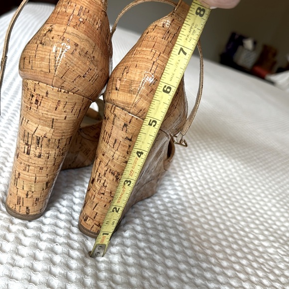 Michael Kors Cork Wedges, Woman’s Size 8.5 - Picture 14 of 15